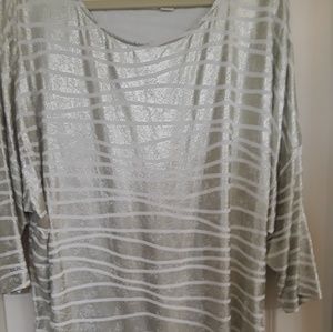 Metallic Chico's top 3